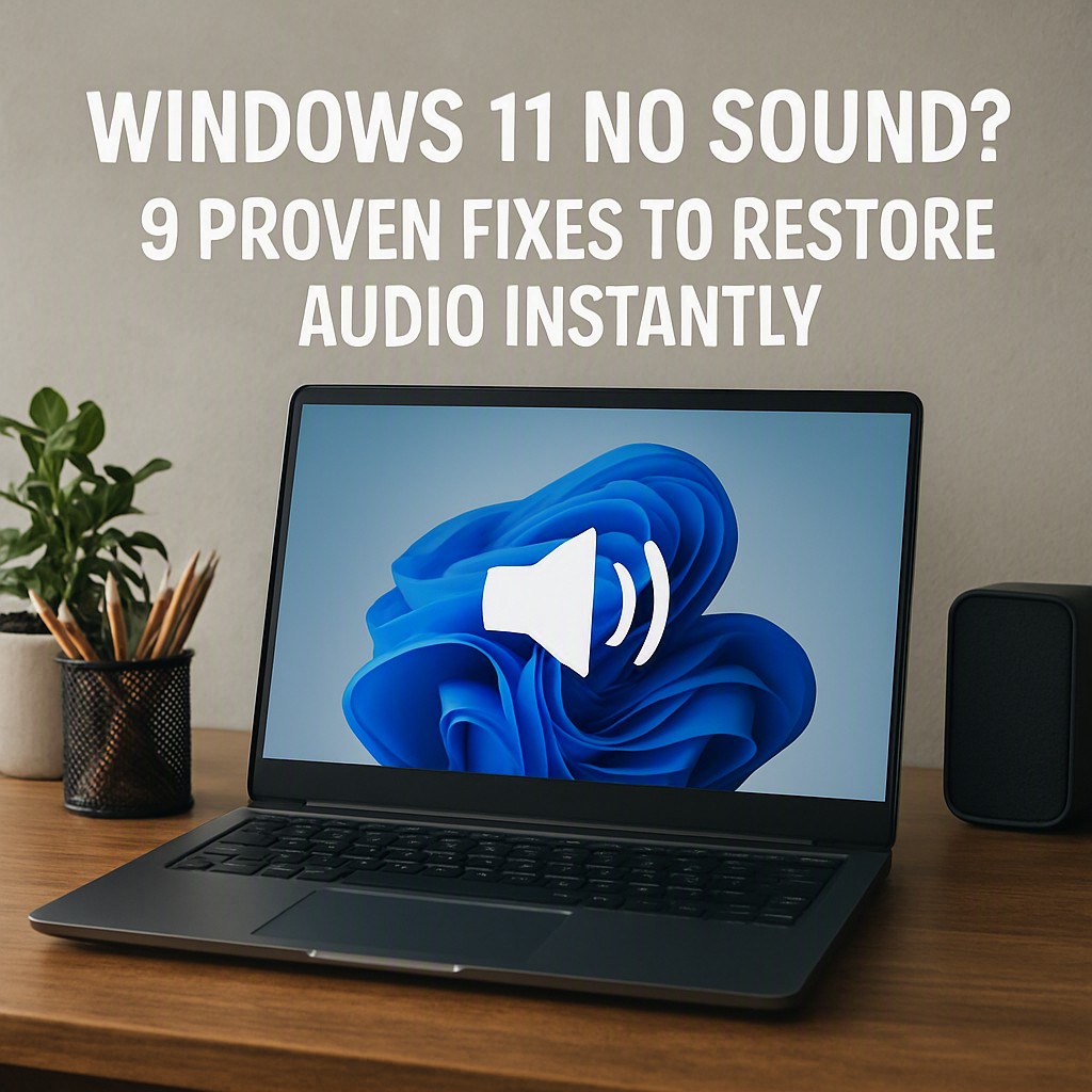 Windows 11 No Sound? 9 Proven Fixes to Restore Audio Instantly