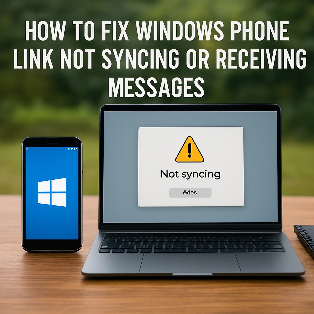 How to Fix Windows Phone Link Not Syncing or Receiving Messages