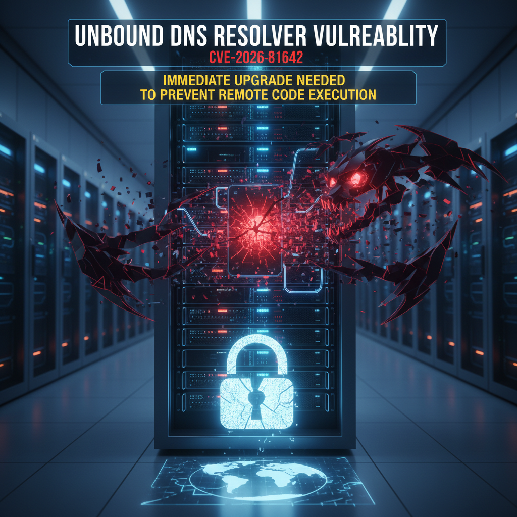 Unbound DNS Resolver Vulnerability CVE-2026-81642: Immediate Upgrade Needed to Prevent Remote Code Execution