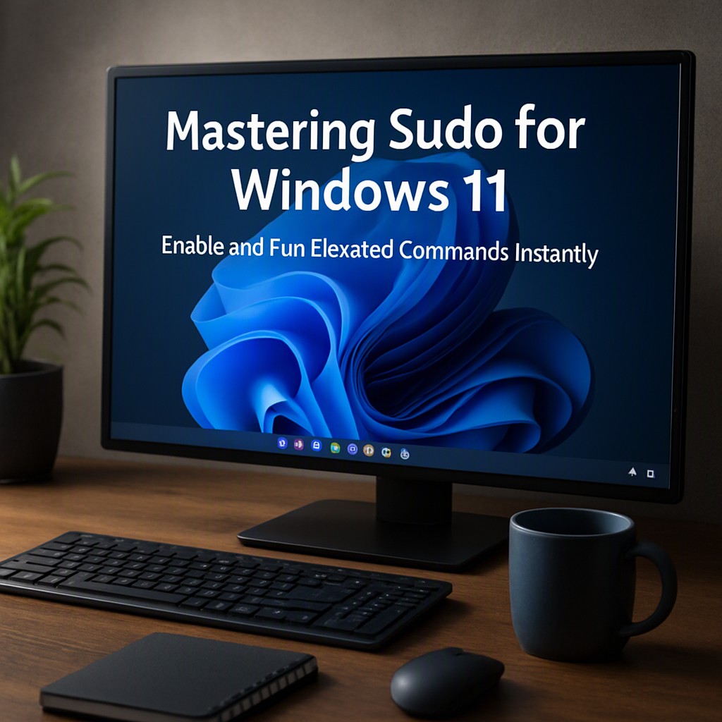 Mastering Sudo for Windows 11: Enable and Run Elevated Commands Instantly