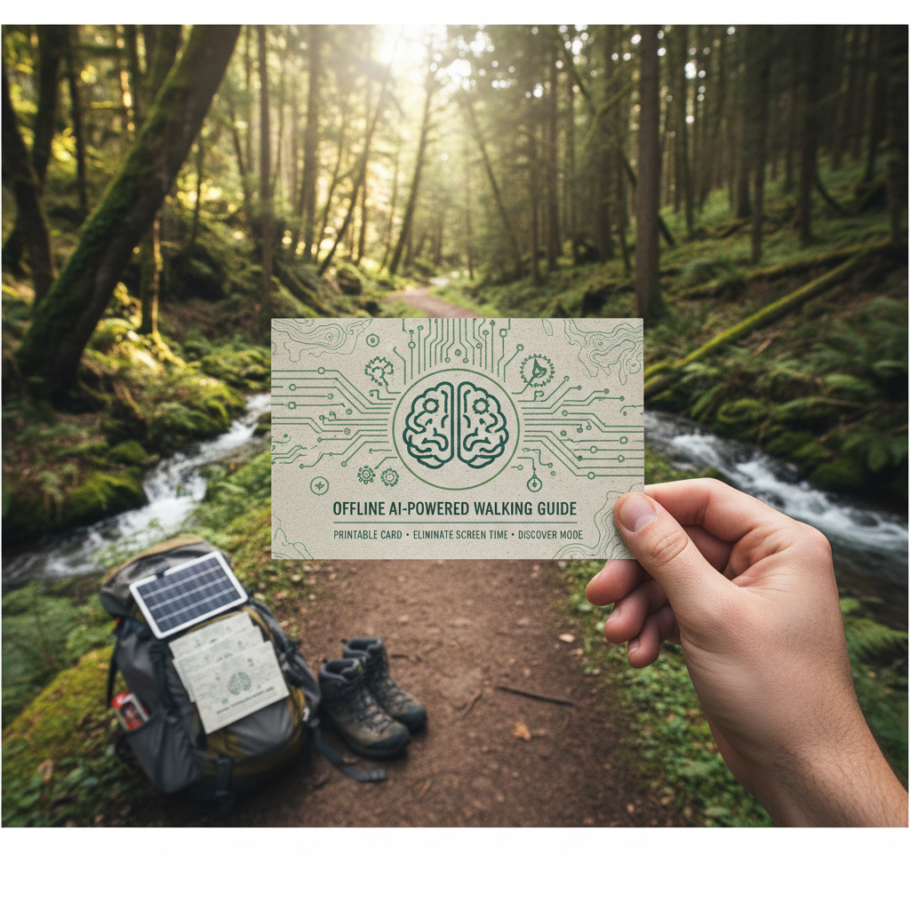 Offline AI‑Powered Walking: A Printable Card That Eliminates Screen Time