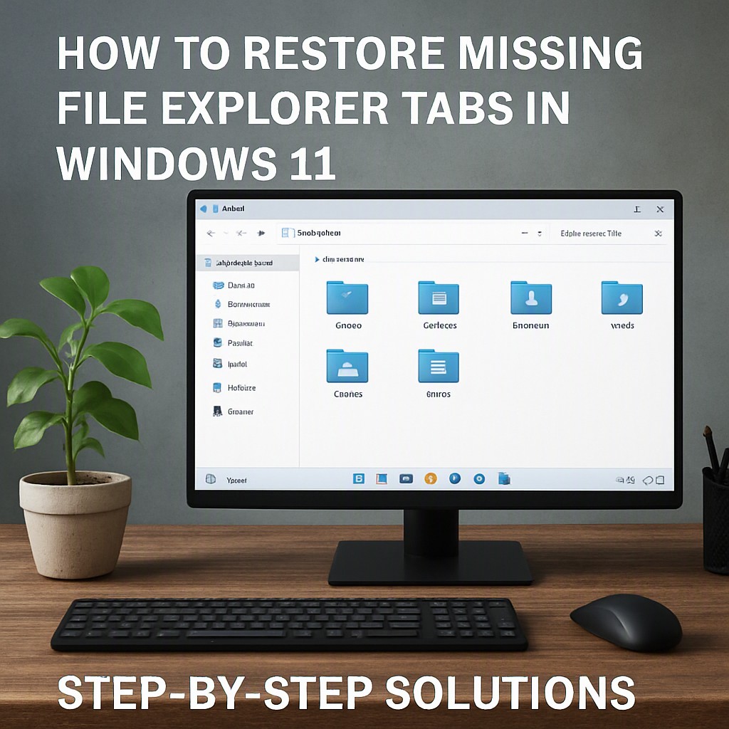 How to Restore Missing File Explorer Tabs in Windows 11—Step‑by‑Step Solutions