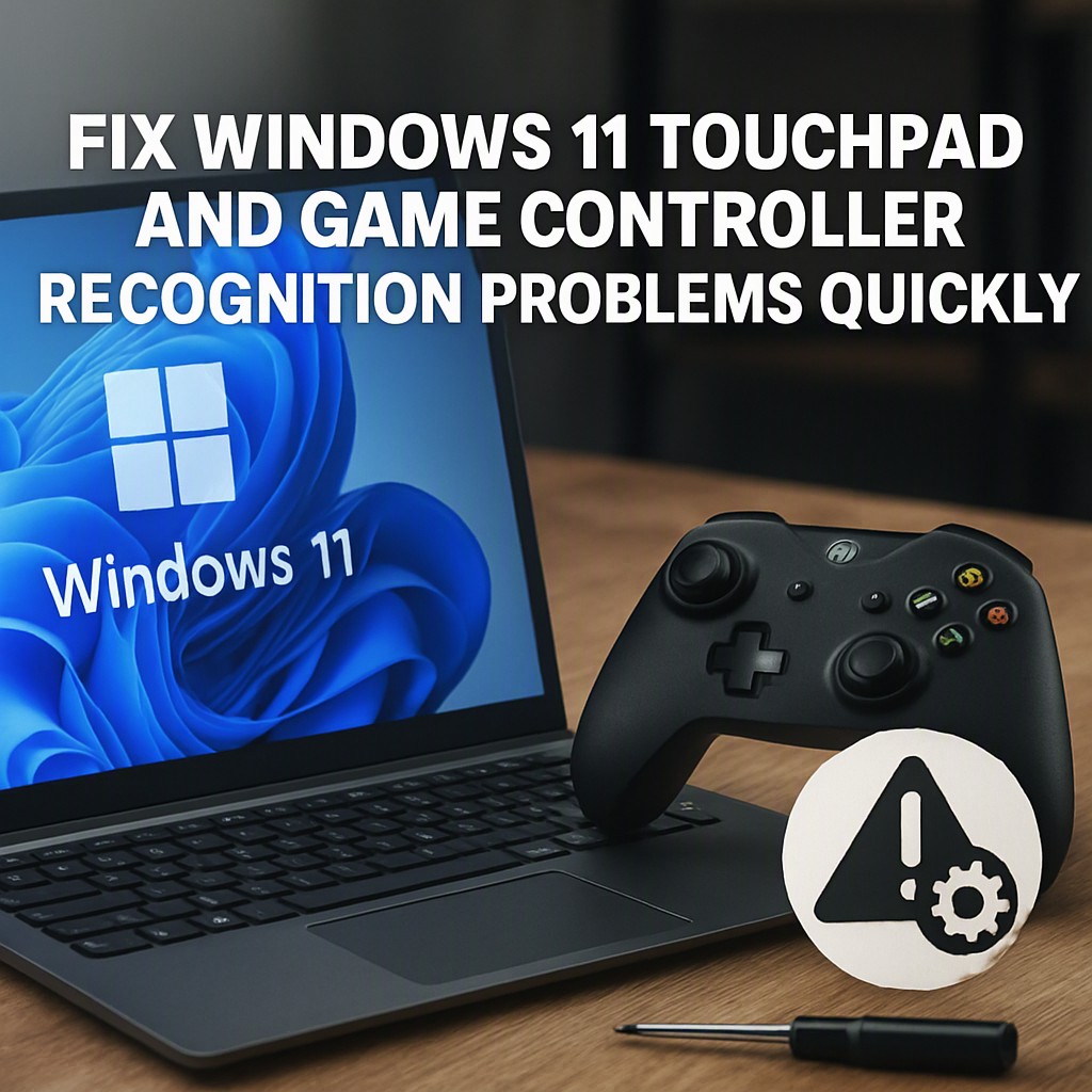 Fix Windows 11 Touchpad and Game Controller Recognition Problems Quickly