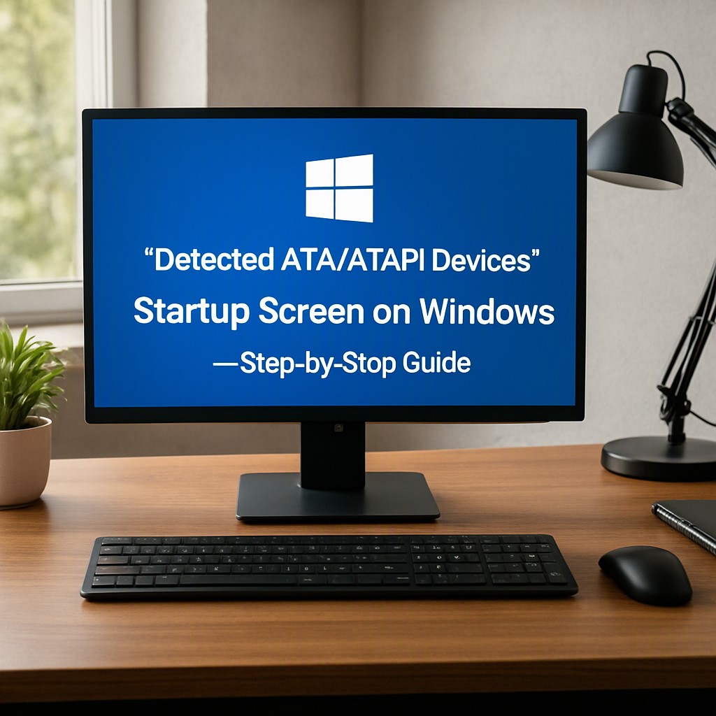 Fix the ‘Detected ATA/ATAPI Devices’ Startup Screen on Windows – Step‑by‑Step Guide