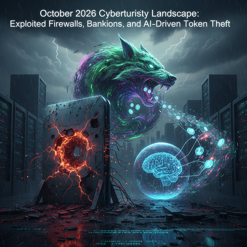 October 2026 Cybersecurity Landscape: Exploited Firewalls, Banking Trojans, and AI‑Driven Token Theft
